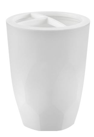 Стакан д/зубных щеток Keeplex Light белое облако